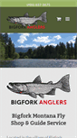 Mobile Screenshot of bigforkanglers.com